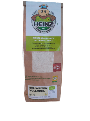 Bild von Bio-Weizenvollmehl 0,5 kg