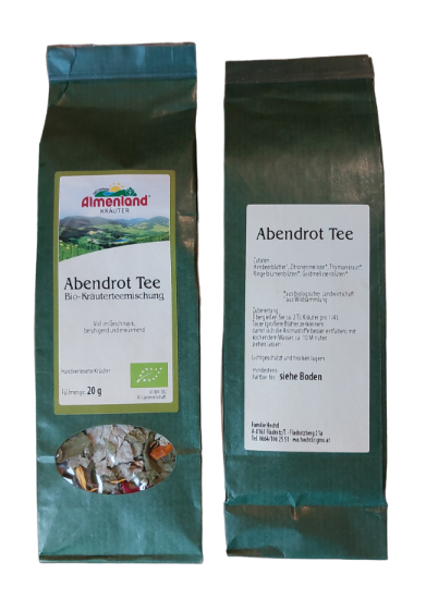 Bild von Bio-Kräutertee "Abendrot" 20g