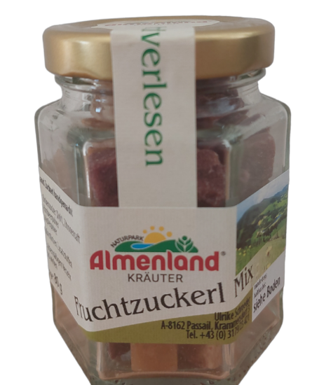 Bild von Almenland Zuckerl - Fruchtzuckerl Mix 80g 