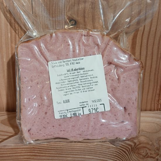 Bild von  SB: Wildleberkäse pikant oder mild | Gewicht in kg bitte selbst eingeben