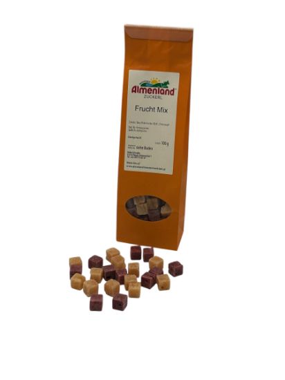 Bild von Fruchtzuckerl Mix 100g 
