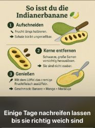 Picture of Indianerbananen (Paupau, Pawpaw)